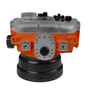 60M/195FT Waterproof housing for Sony RX1xx series Salted Line with 8" Dry Dome Port (Orange)