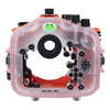 Sea Frogs Salted Line Series Sony A7III / A7RIII 40M/130FT Waterproof camera housing with 6" Dome port V.7 (zoom gear included). Orange