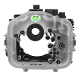 Sea Frogs Salted Line Series Sony A7III / A7RIII 40M/130FT Waterproof camera housing with 8" Dome port V.78 (zoom gear included). Black