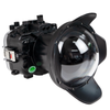 Sea Frogs Salted Line Series Sony A1 40M/130FT Waterproof camera housing with 6" Dome port V.2 (zoom gear included). Black