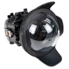 Sea Frogs Salted Line Series Sony A1 40M/130FT Waterproof camera housing with 8" Dome port V.8. Black