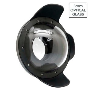 8" Optical Glass Dome Port for Salted Line series waterproof housings 40M/130FT